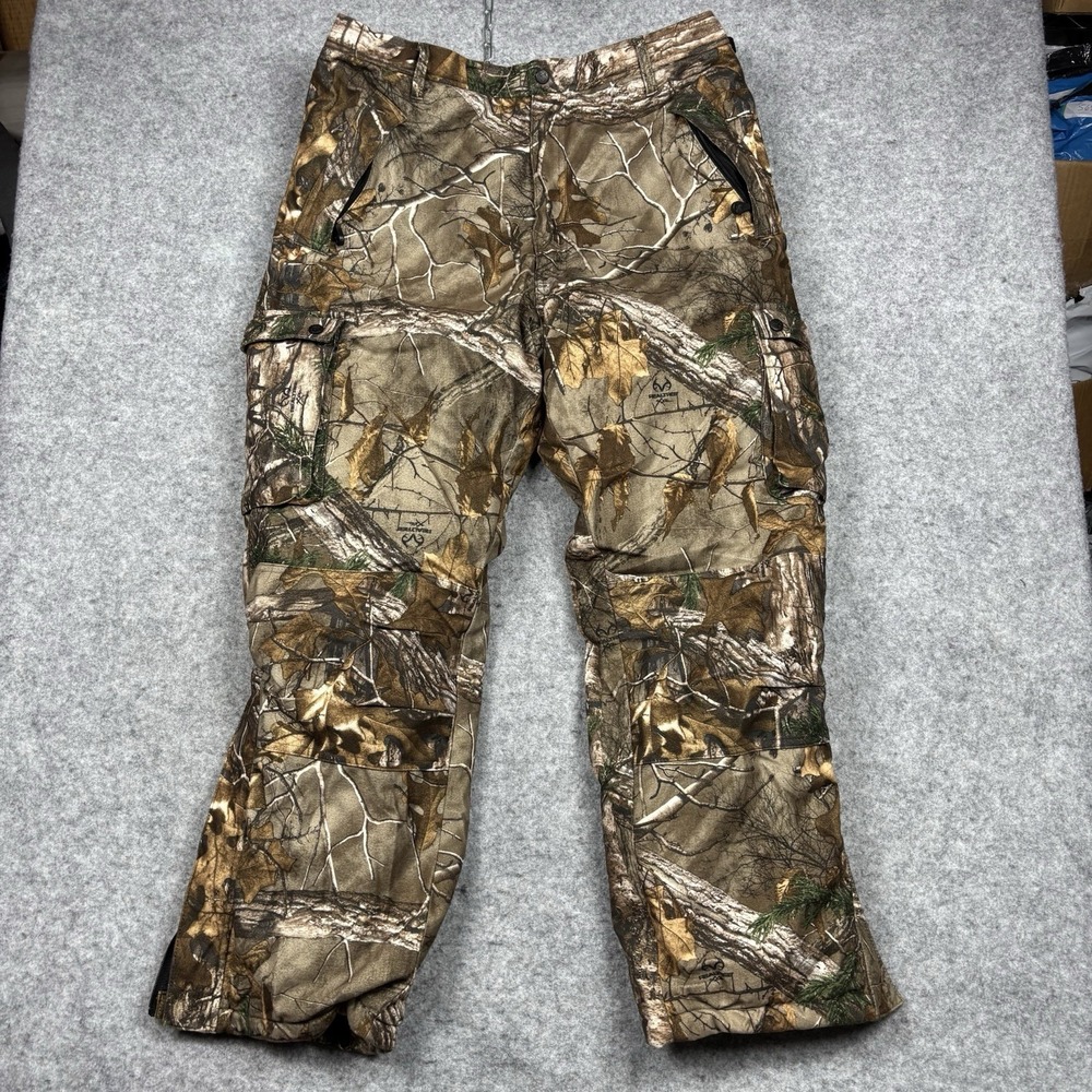 Bushmaster Camo Real Tree Insulated Snow Pants Mens Large 36x32 Camoflage